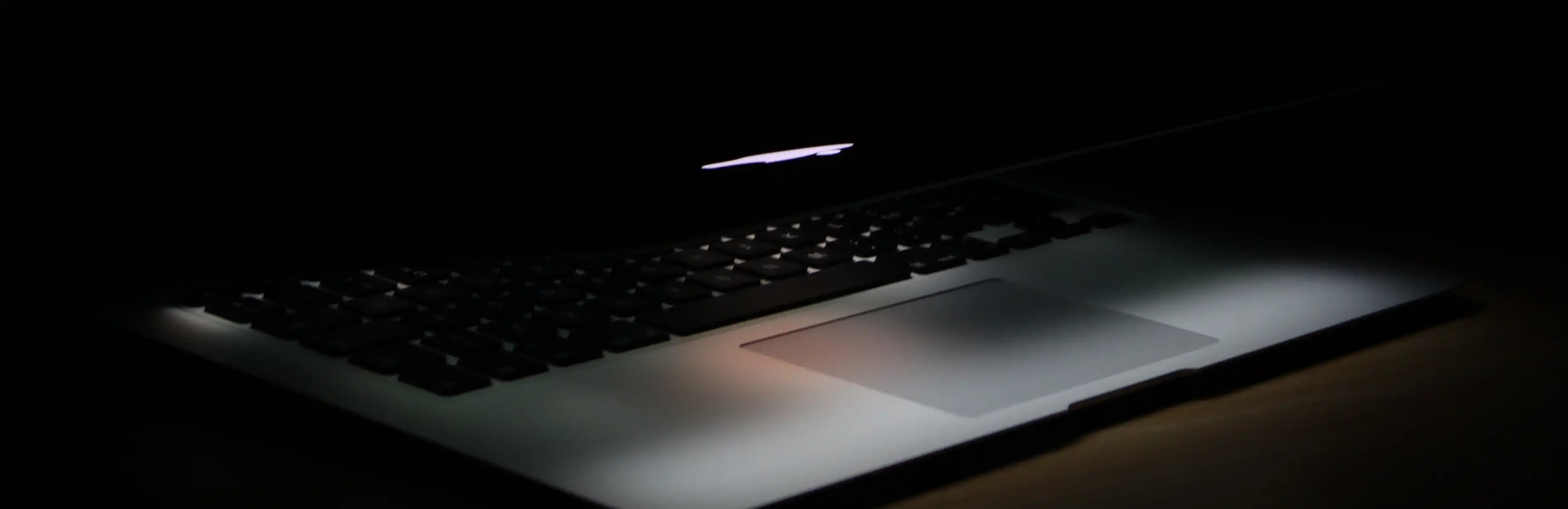 Macbook Pro Screen Half Closed Light On